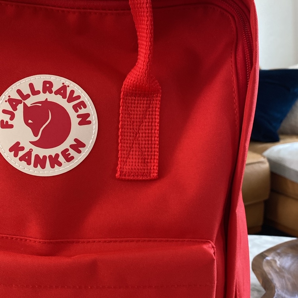 Kånken Red Backpack - Picture 2 of 6